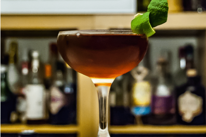 grand cocktail classique manhattan cognac pierre lecat