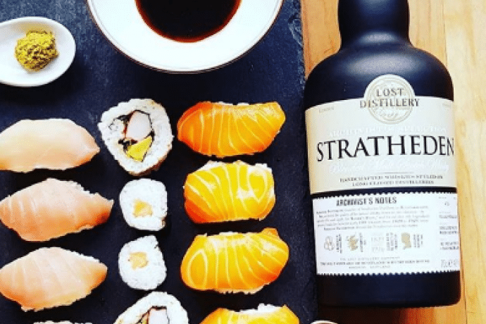 lost distillery whisky écossais foodpairing sushis