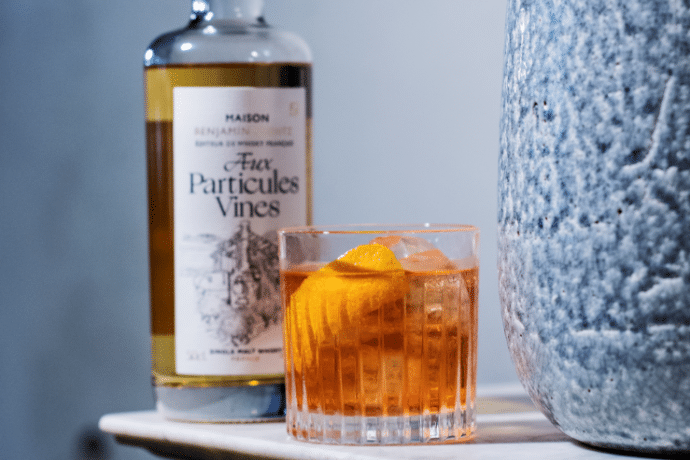 Cocktail Old Fashioned aux particules Vines
