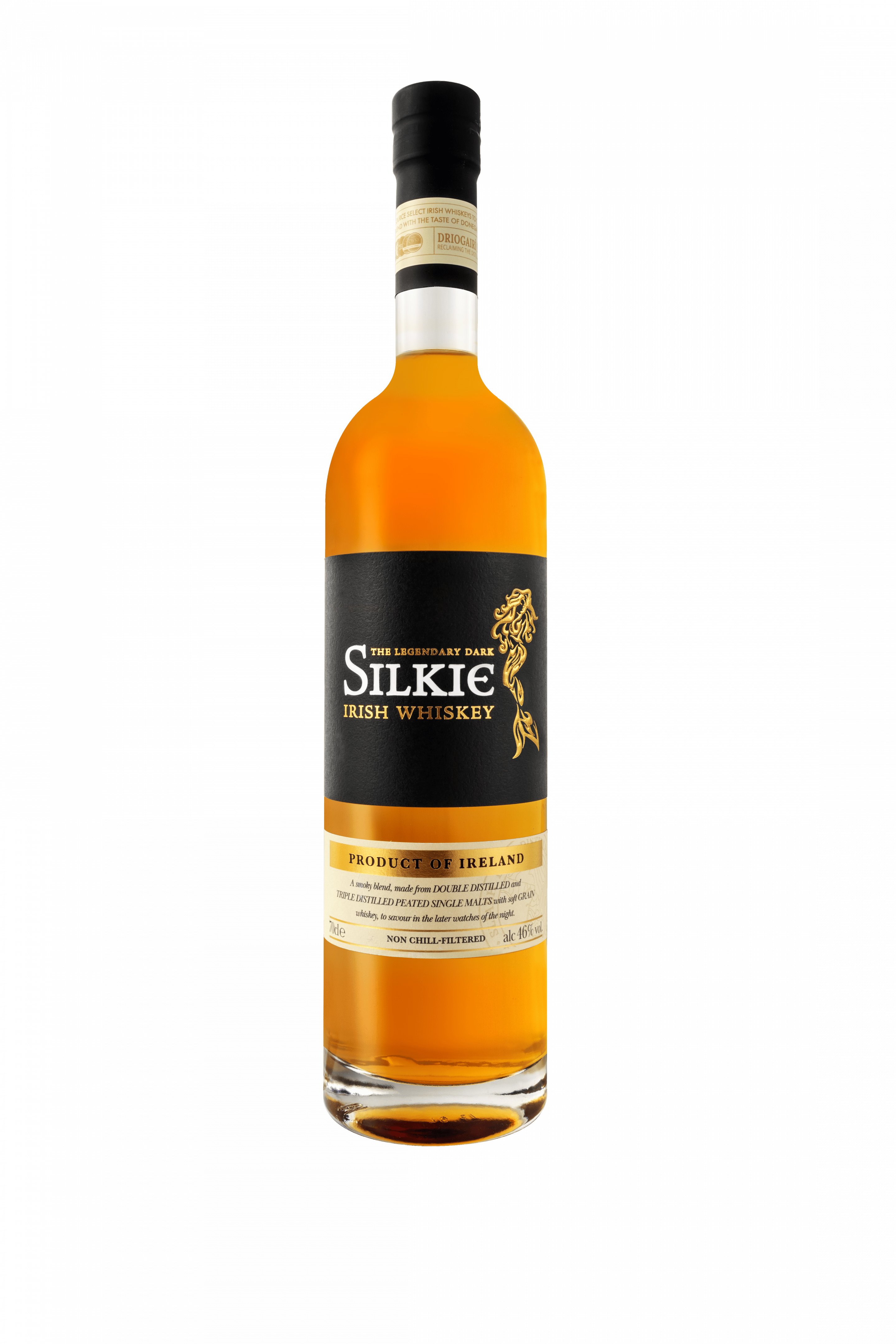 Silkie Lengendary Dark Irish Blended Whiskey tourbé