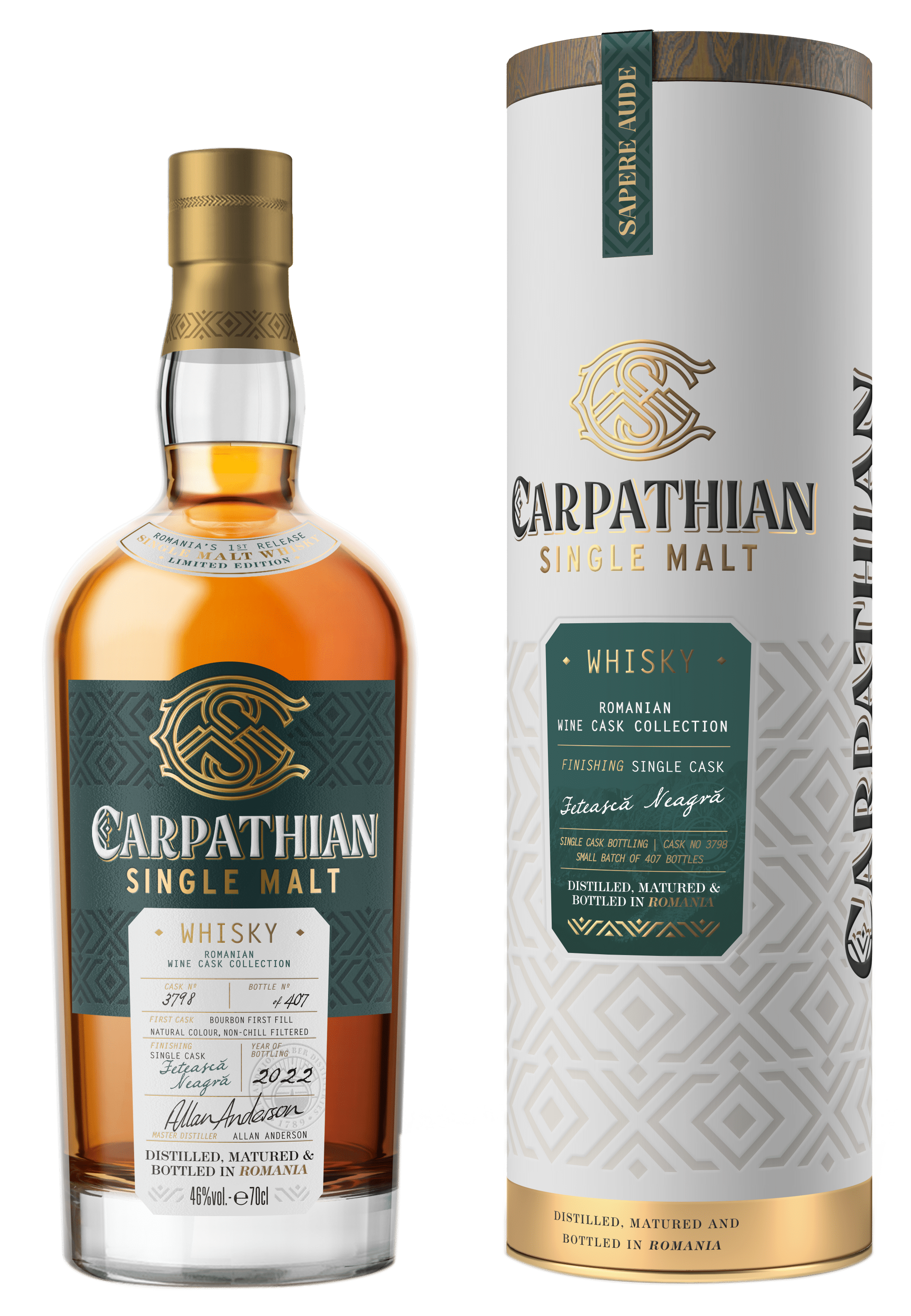 carpathian whisky single malt Feteasca Negra