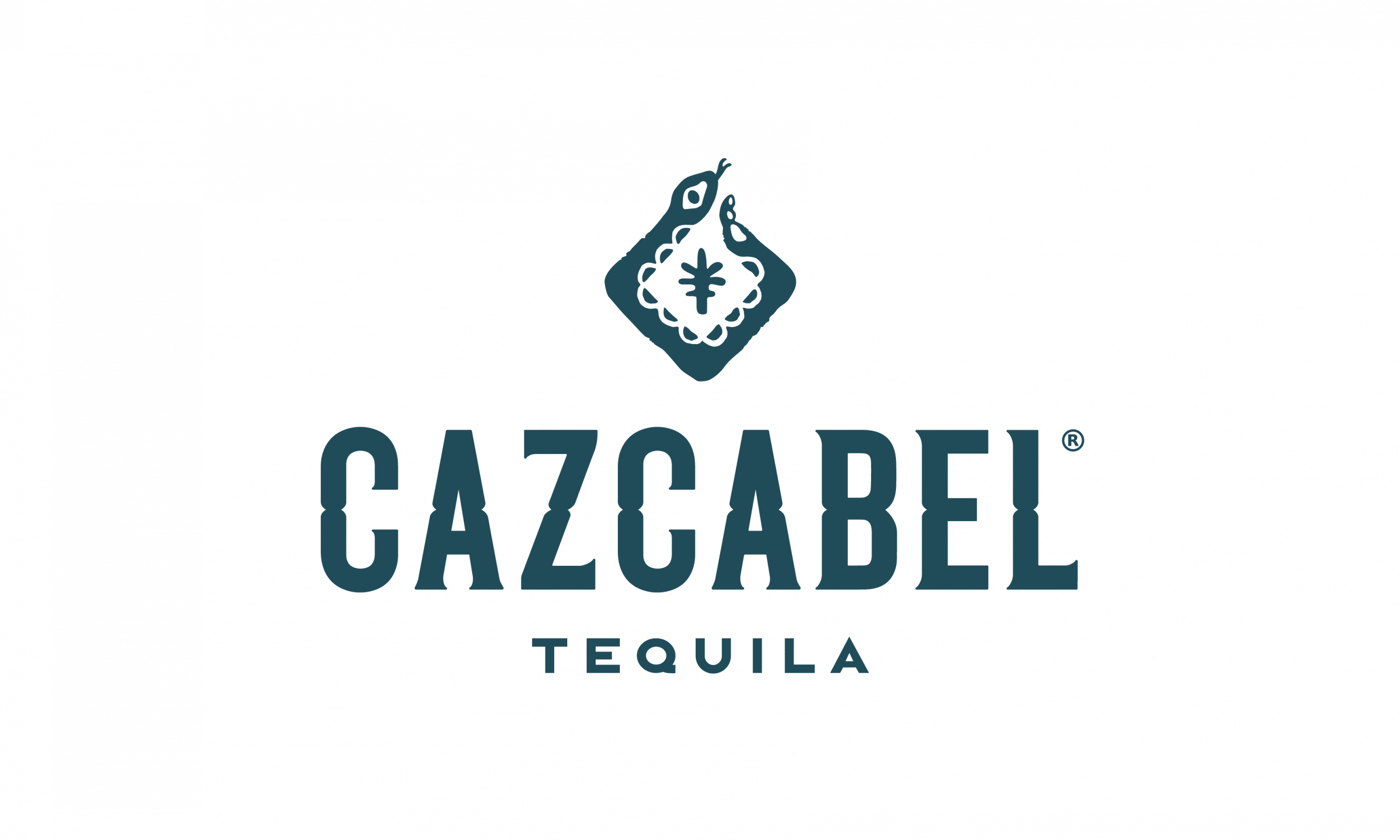 Cazcabel Tequila Snake logo BLUE